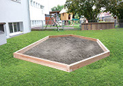 Sandeinfassung Lärche